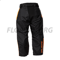 Salming Atlas Goalie Pant JR Orange/Black brankárske kalhoty