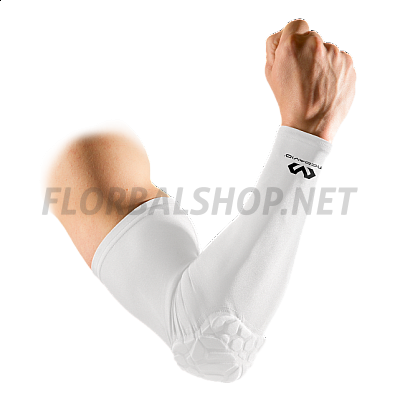 McDavid 6500 Hex Shooter Arm Sleeve bílá vel. L