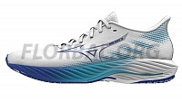 Mizuno Wave Rider 28 / White/Mugen Blue/River Blue