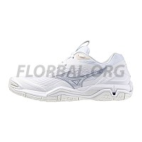 Mizuno Wave Stealth 6 / White/Aleutian/Cloud Pink