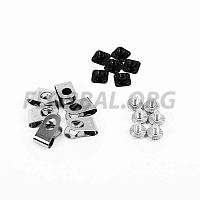 Unihoc Mask spare part nuts and clips set (6 pcs)