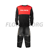 Salming Brankárský set React black/red