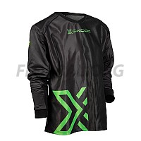 Oxdog brankársky dres Goalie Shirt SR Black/Green padded