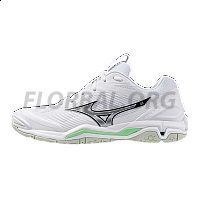 Mizuno Wave Stealth 6(U) / White/Black/Frozen Emerald