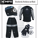 MPS Black brankářský set + maska MPS Pro + Florbalové rukavice MPS